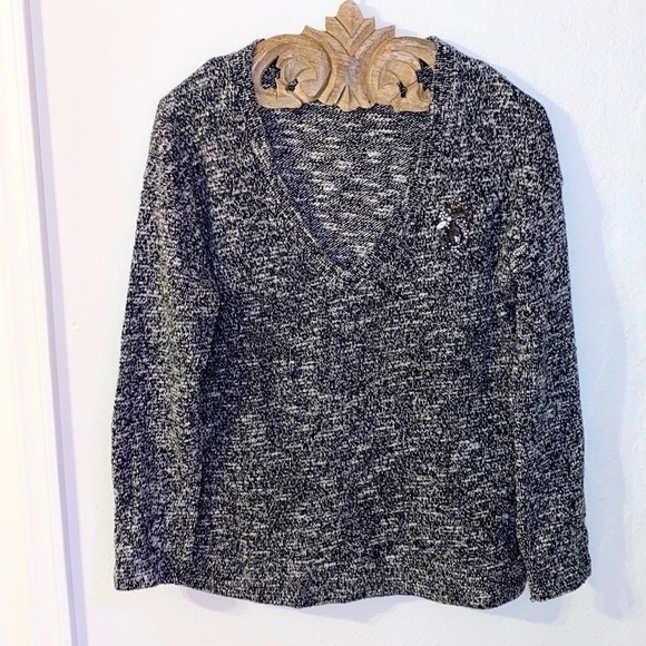 ZARA Jeweled Sweater - Picture 1 of 4